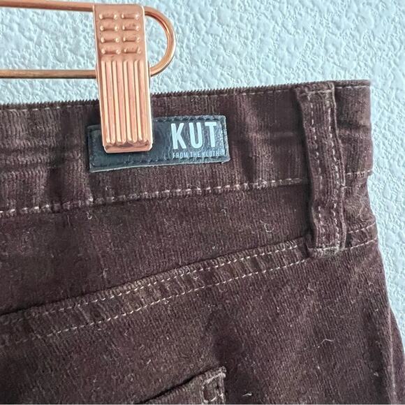 NWT Kut From The Kloth Diana Skinny Brownie Brown Pants 22W - Picture 5 of 9